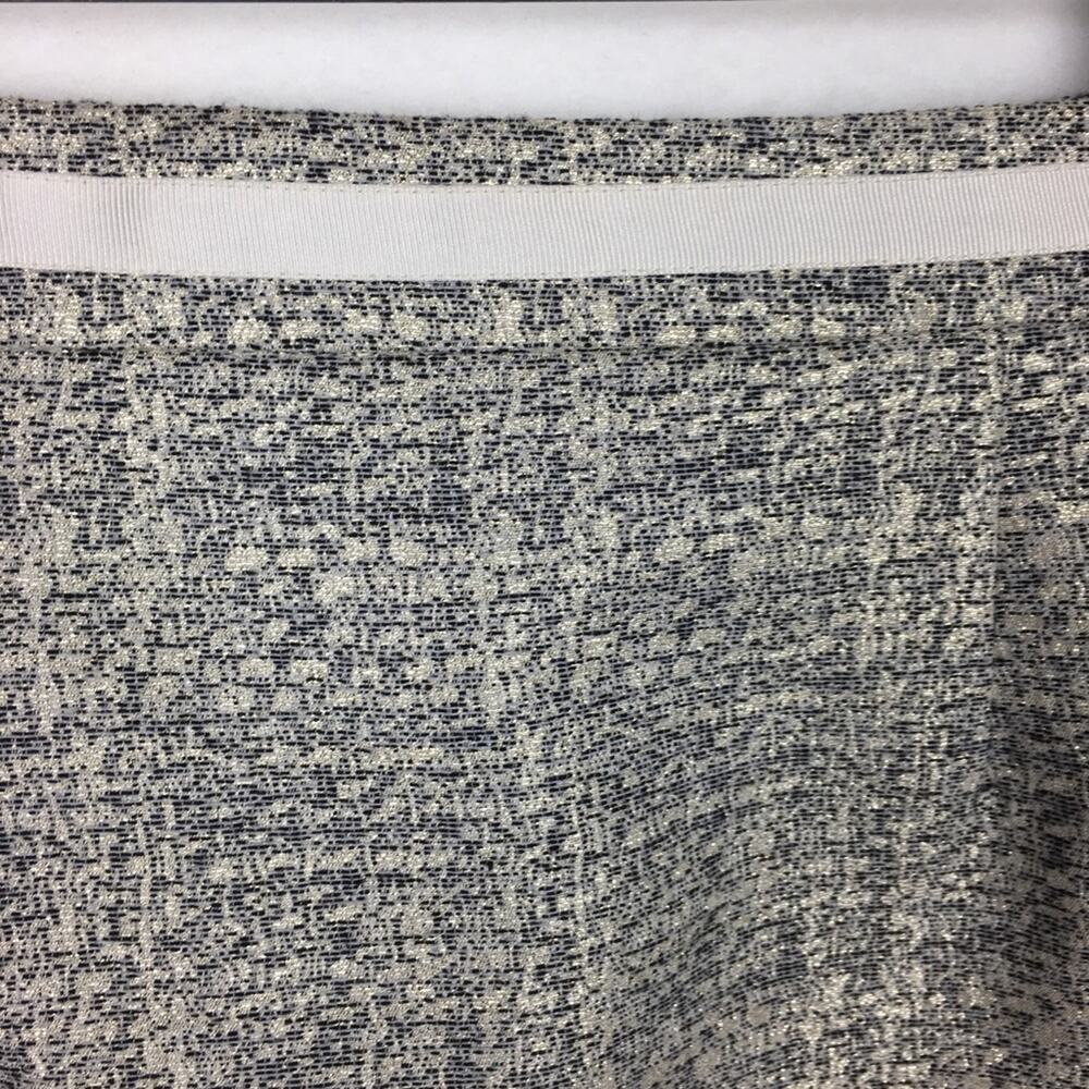 Boden Gray Metalic Pencil Skirt size 2 - Picture 3 of 7